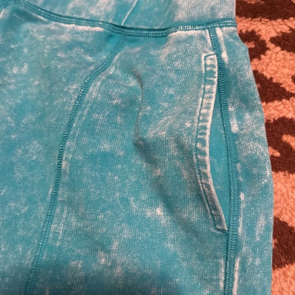 NEW HABITAT Pull on terry cloth pants Womens L turquoise blue Beach loungewear - Picture 6 of 15